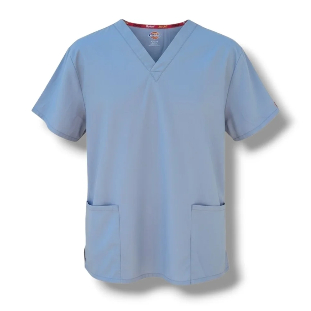 Dickies Women’s Gray Medical Scrub Top – Size Large, gently used